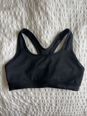 Nike Black Racerback Performance Sports Bra